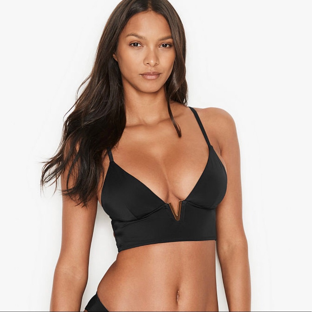 NEW! Victoria’s Secret plunge bralette (Black)
